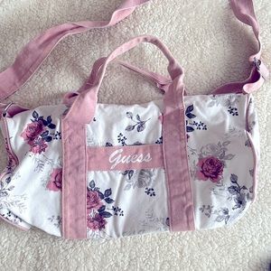 Guess floral canvas bag
